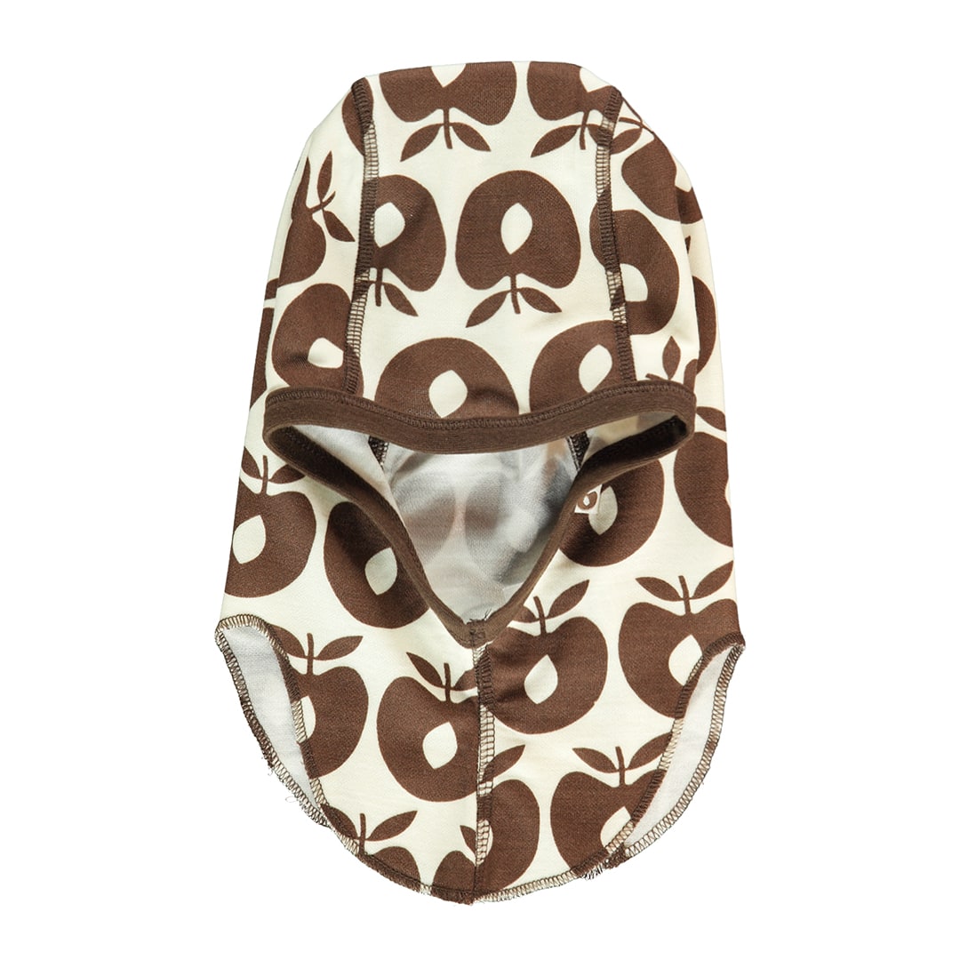 Balaclava in wool blend with apples