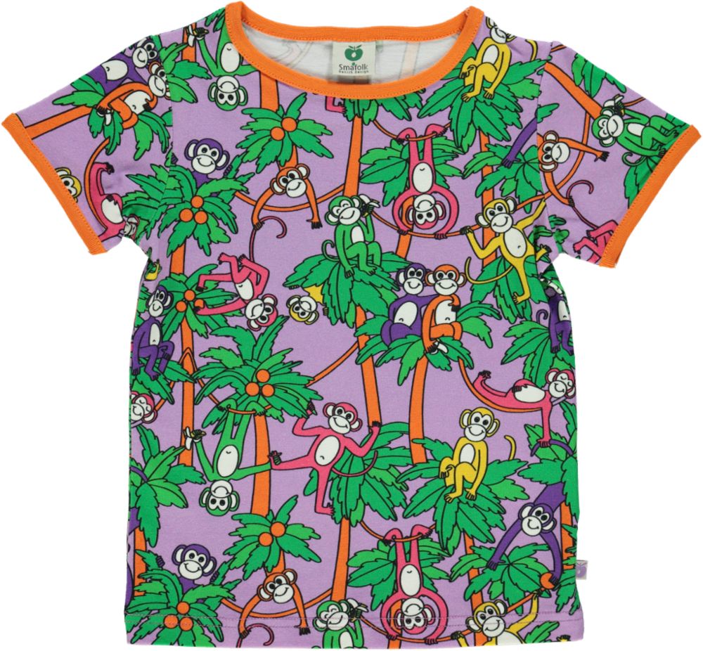 T-shirt with monkeys
