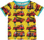 T-shirt with fire trucks