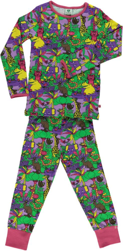 Pajamas with jungle print