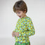 Long-sleeved top with badger and squirrel