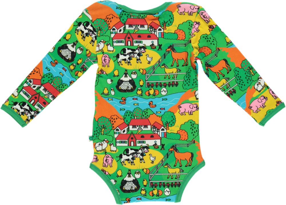 Long-sleeved farm bodysuit
