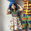Skirt with summer holiday symbols