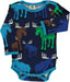 Long-sleeved bodysuit with moose