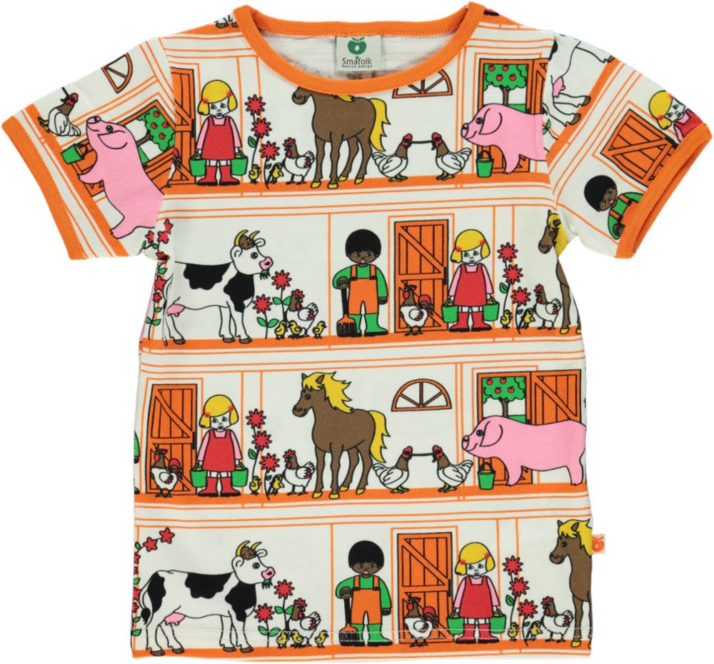 T-shirt with farm animals