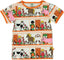 T-shirt with farm animals