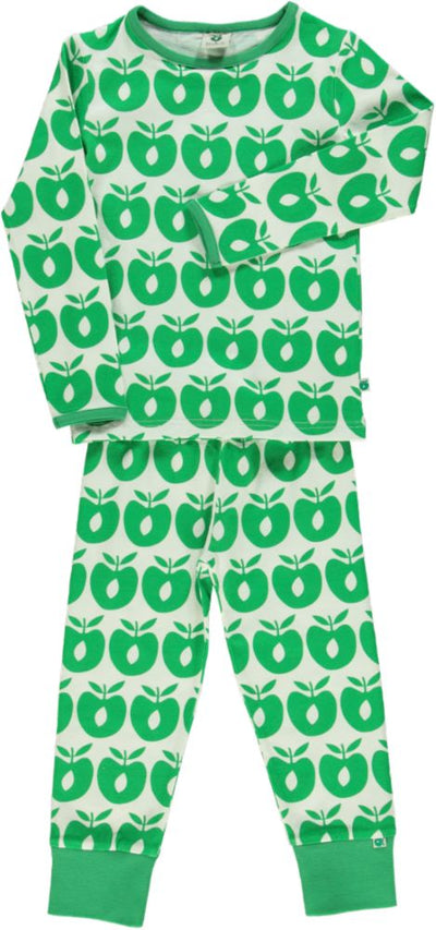 Pajamas with retro apples