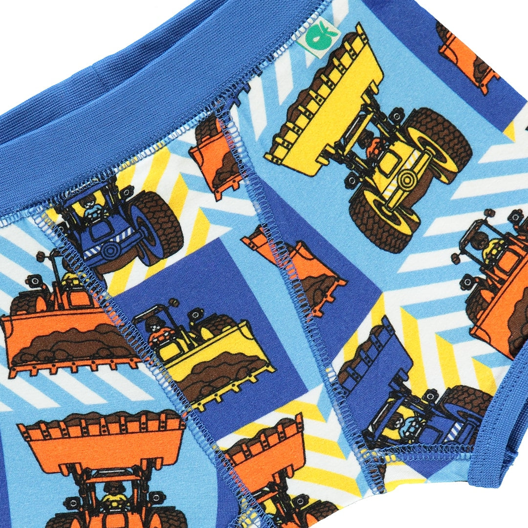 Underwear set with excavators