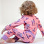 Long-sleeved bodysuit with deer
