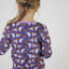 Long-sleeved top with badger and squirrel