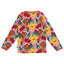 Long-sleeved blouse with vegetables