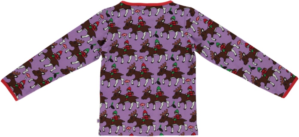 Long-sleeved reindeer blouse