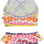 Children's bikini with retro apples