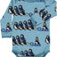 Long-sleeved bodysuit with penguins