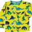 Long-sleeved T-shirt with dinosaurs