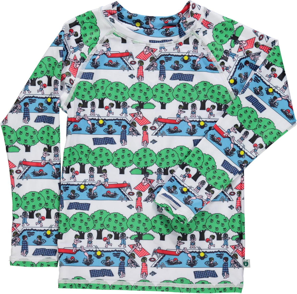 UV50 Long-sleeved UV T-shirt and Swimming Pool