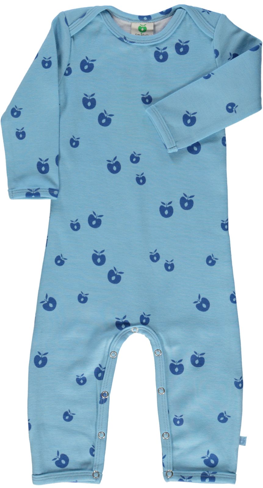 Wool-blend bodysuit with apples