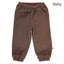 Trousers in thick wool fleece