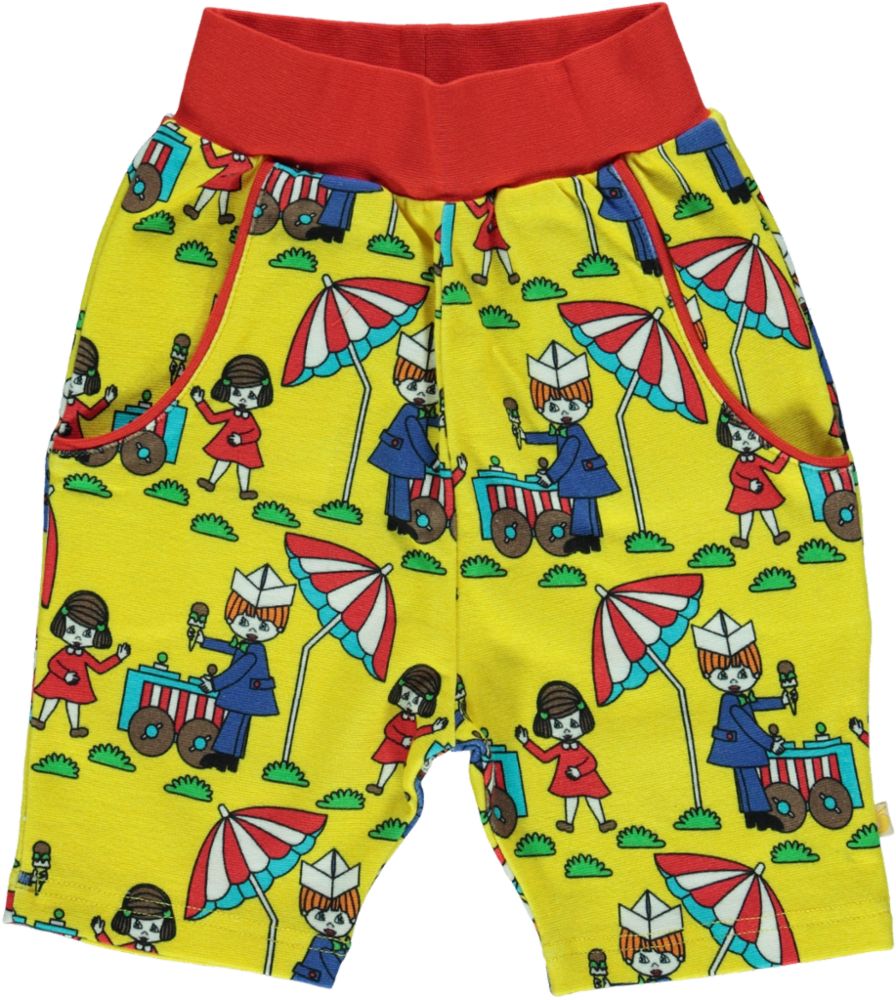 Shorts with ice cream stand