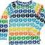 UV bluse til børn med retro æbler