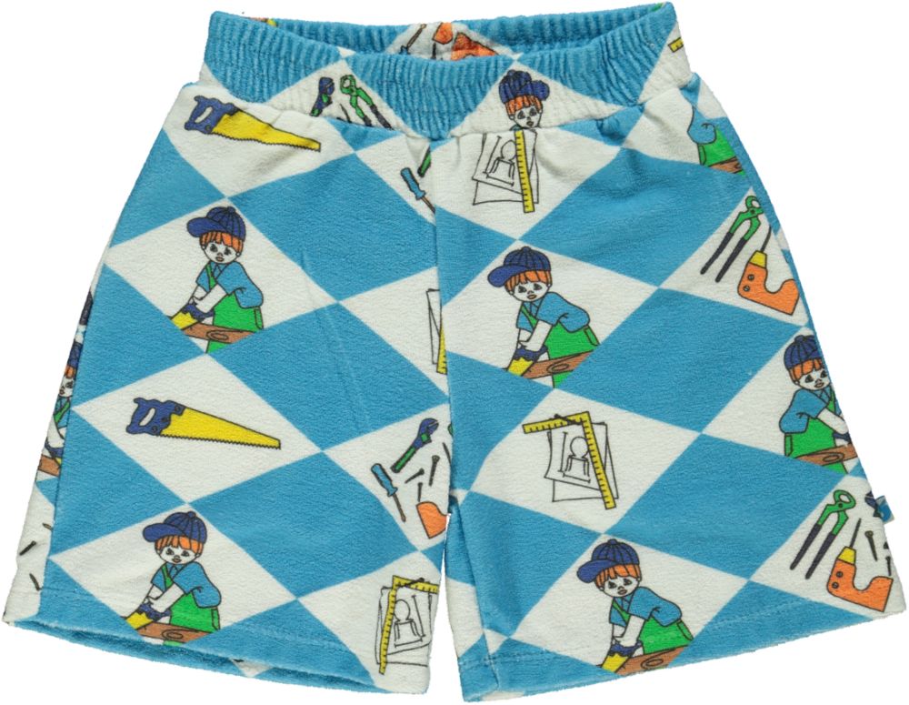 Harlequin-patterned shorts