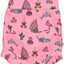 High-waisted swim diapers with an ocean-themed print