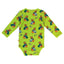 Long-sleeved bodysuit with badger cubs and fox cubs