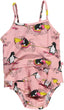 UV50 Baby Swimsuit, with skirt, surfing penguin