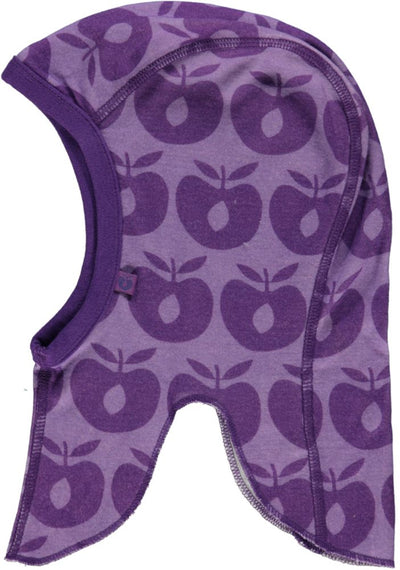 Balaclava in wool blend with apples