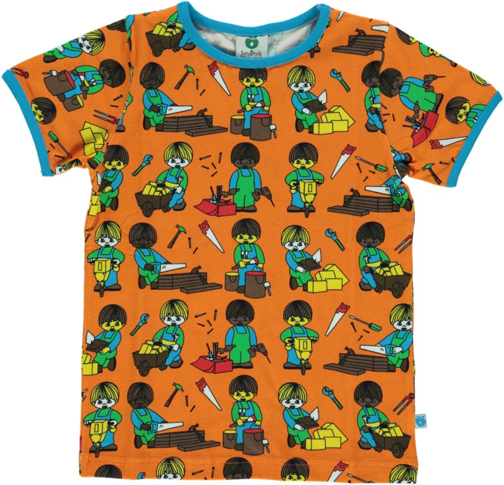 T-shirt with worker
