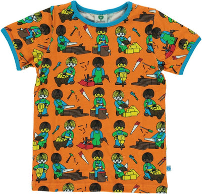 T-shirt med arbejder