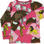 Long-sleeved blouse with zoo animals