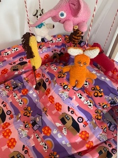 Junior bedding 100x140cm with Landscape