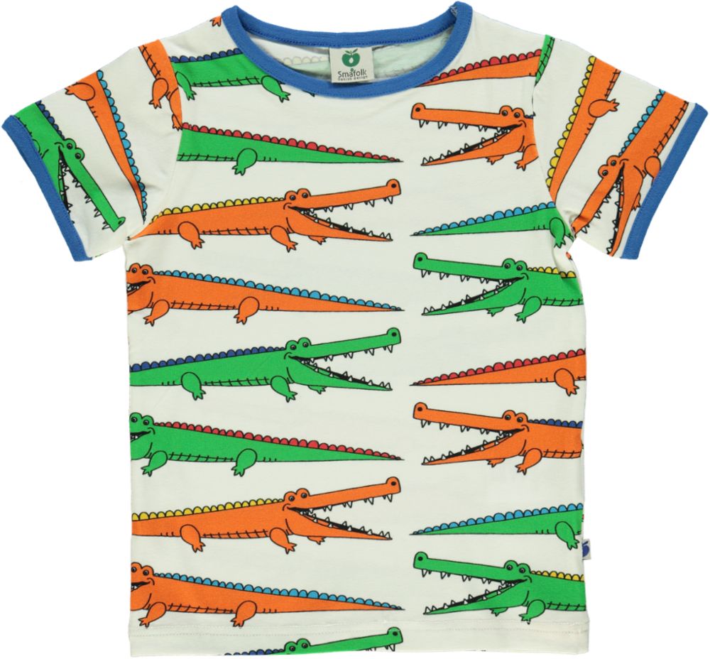 T-shirt with crocodiles