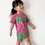 Legging shorts with jungle print
